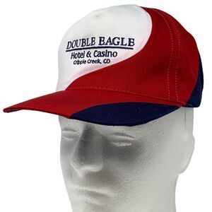 Double Eagle Hotel Casino Hat Cap Red Strapback Cripple Creek Colorado Gambling